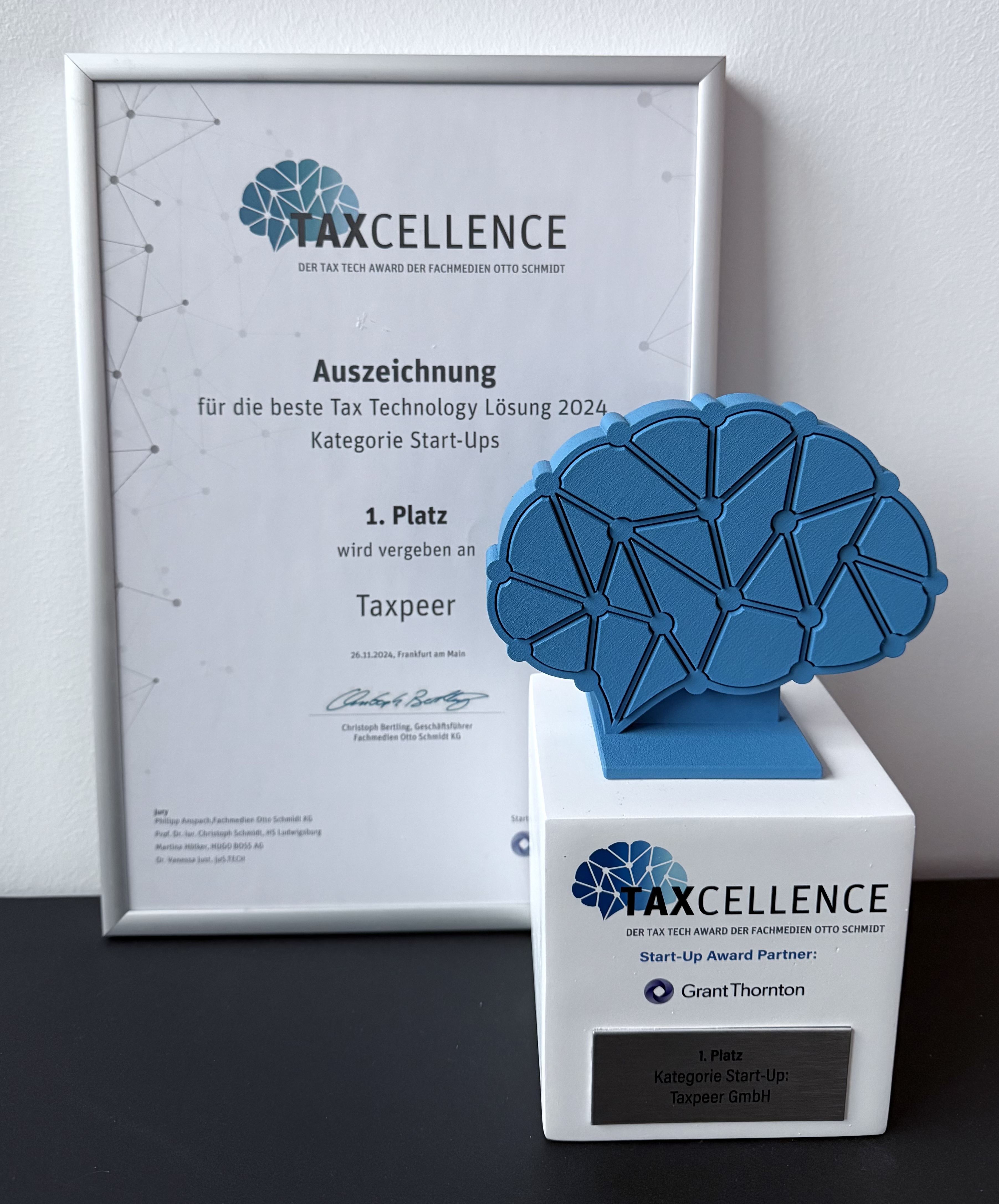 Vorbereitungstool für die Digitale Steuerberaterprüfung gewinnt Platz 1 für die beste Tax Technology Lösung in Deutschland 2024